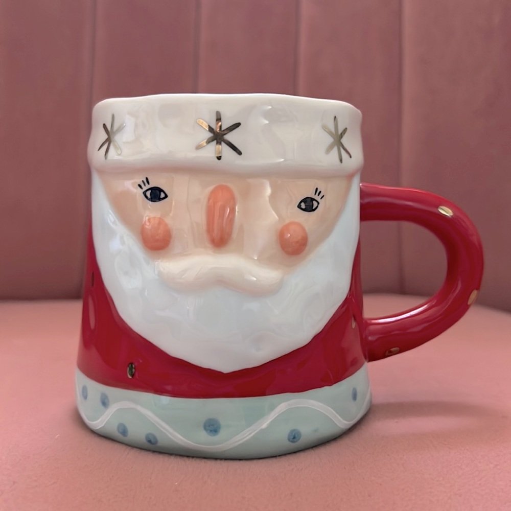 Bird Can Fox for Anthropologie Santa mug
